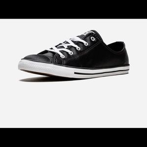 Converse CTAS Dainty Ox shoe in Satin black